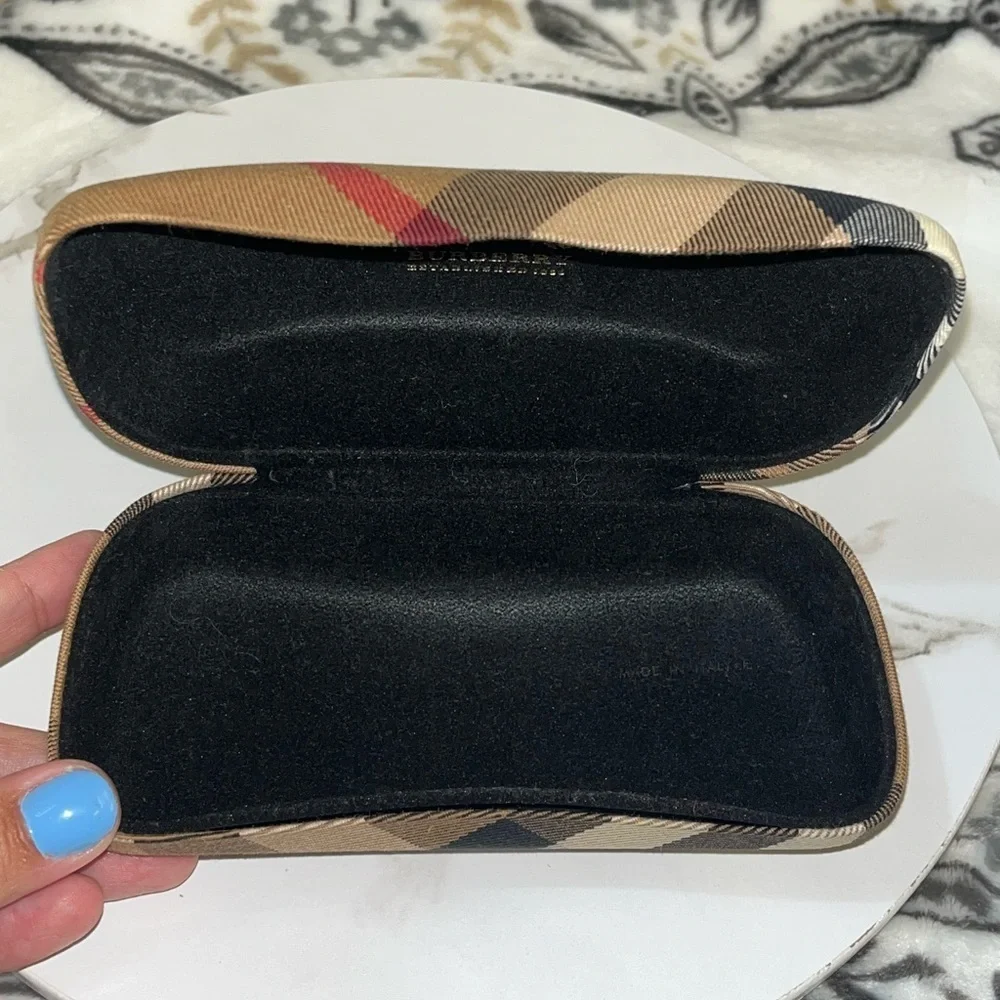 Burberry Tartan Canvas Sunglasses Hardshell Case Burberrry Plaid Case Only